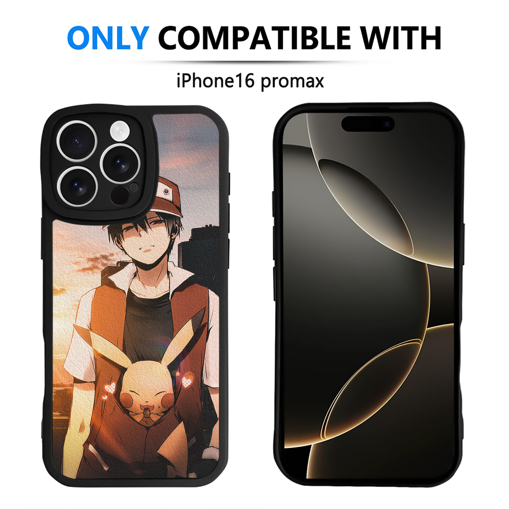 （画像用） ポケットモンスター Pokémon 【iPhone 16シリーズ対応】シリコンスマホケース（レザー調） 材質：シリコン